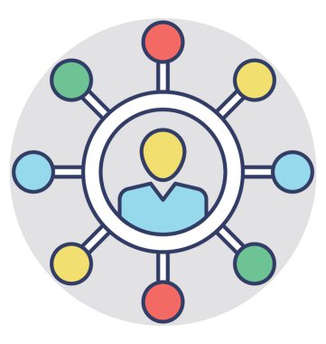  Viral pazarlama vektör simgesi