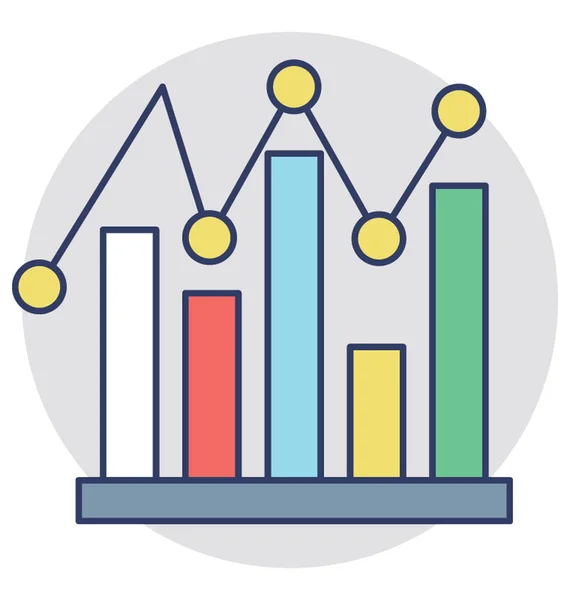 Business Dashboard Vector Icon — Stock Vector