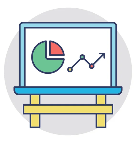 Plano de Marketing Vector Icon —  Vetores de Stock