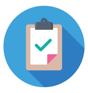  Denetim listesi vektör simgesi