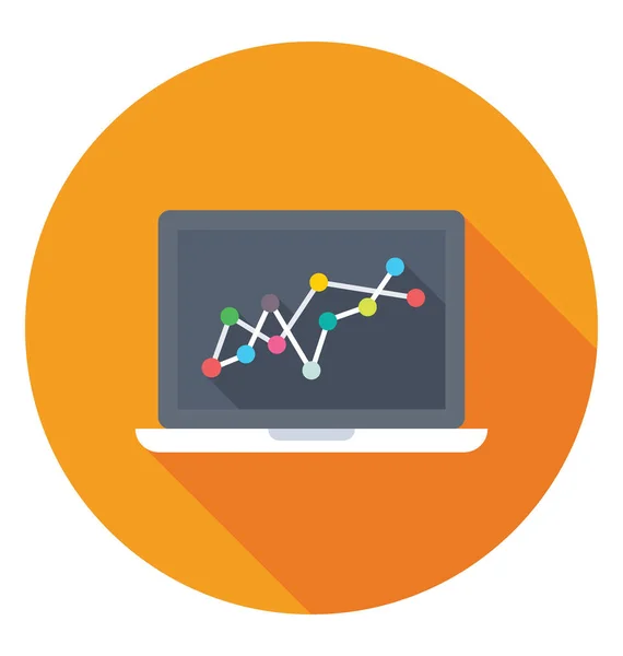 Web Analytics Vector icono — Archivo Imágenes Vectoriales