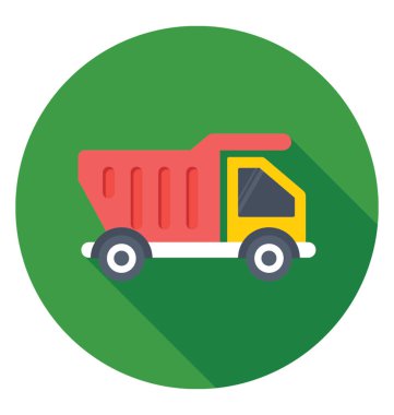  Kamyon vektör simgesini boşalt