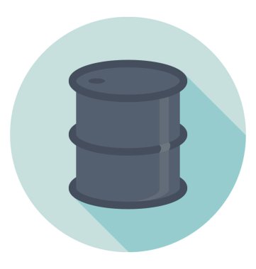  Yağ varili vektör simgesi