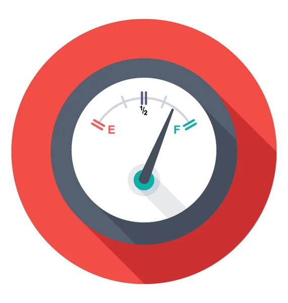 Druk Meter Vector Icon — Stockvector