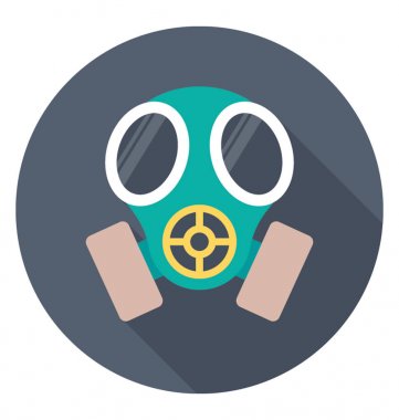  Endüstriyel koruma maskesi vektör simgesi