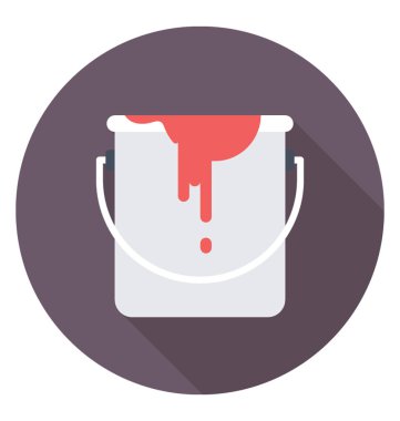  boya kovası vektör simgesi