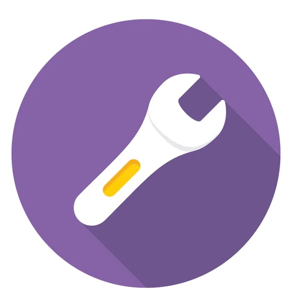 Spanner Vector Icon — Stock Vector