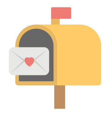  Postbox vektör simgesi