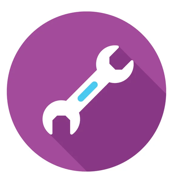 Spanner Vector Icon — Stock Vector