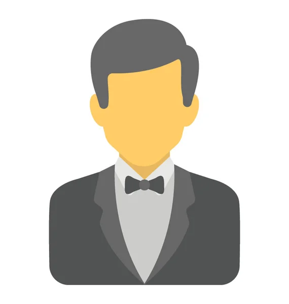 Groom Vector Icon — Stock Vector