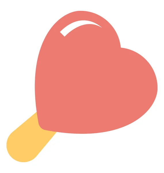 Hart Lollipop Vector Icon — Stockvector