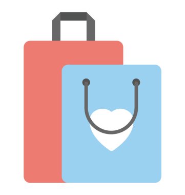  Sevgi dolu Tote Çanta vektör simgesi