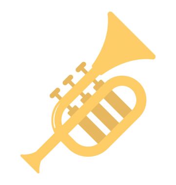  Tuba vektör simgesi