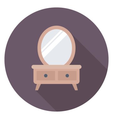  Vanity tablo vektör simgesi