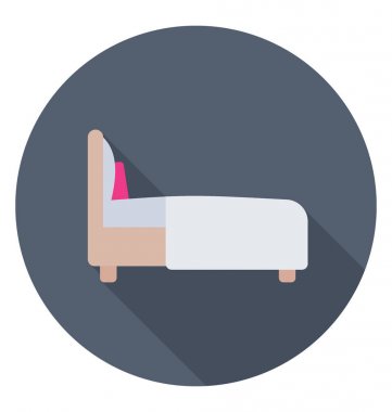  Yatak vektör simgesi