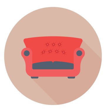  Kanepe vektör simgesi