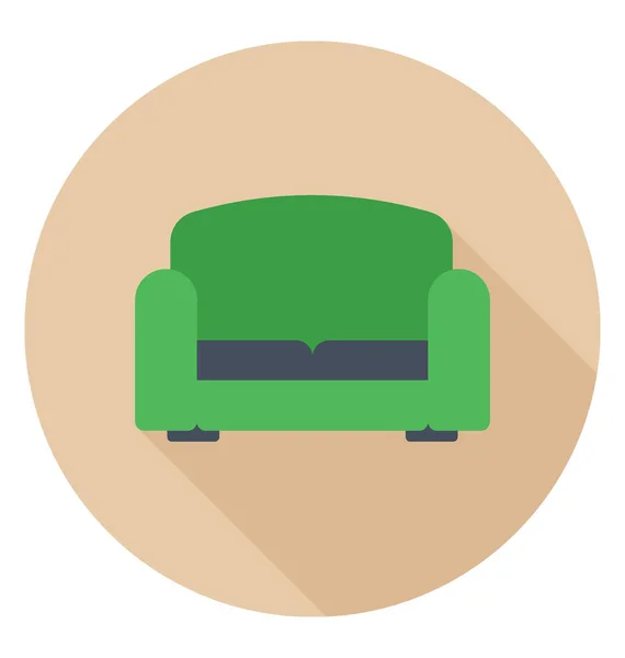 Sofa wektor ikona — Wektor stockowy