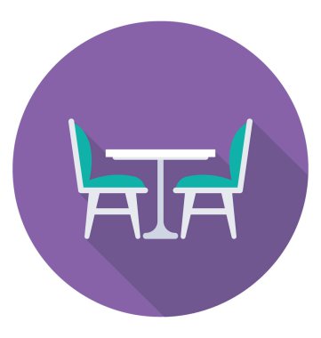 Restoran tablo vektör simgesi