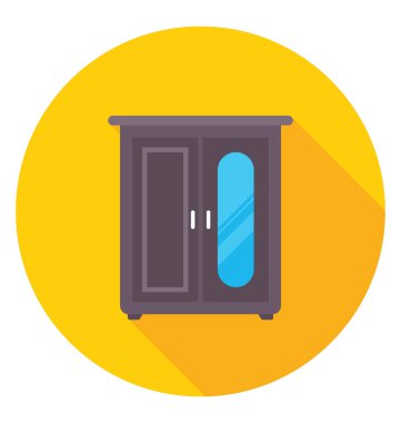  Dolap vektör simgesi