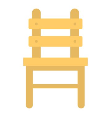  Sandalye vektör simgesi