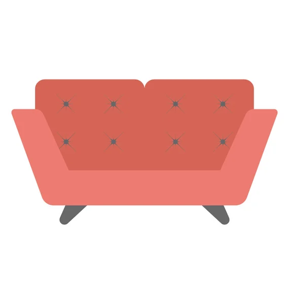 Icône vectorielle de canapé — Image vectorielle