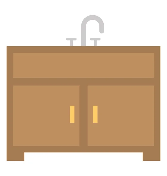 Kuchyňský pult vektorové ikony — Stockový vektor