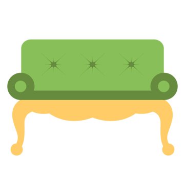  Kanepe vektör simgesi