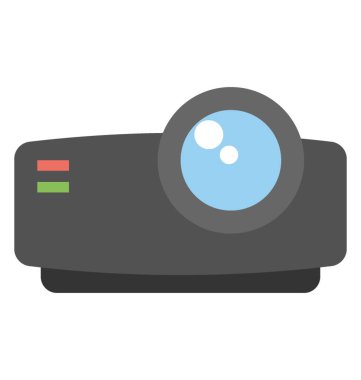  Projektör vektör simgesi