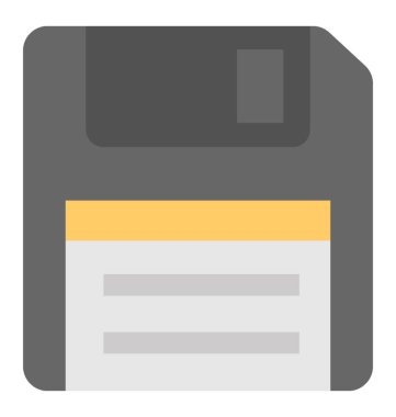  Disket disk vektör simgesi