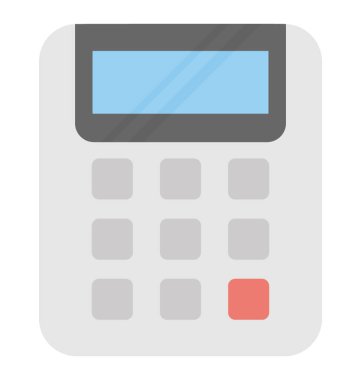  Hesap makinesi vektör simgesi