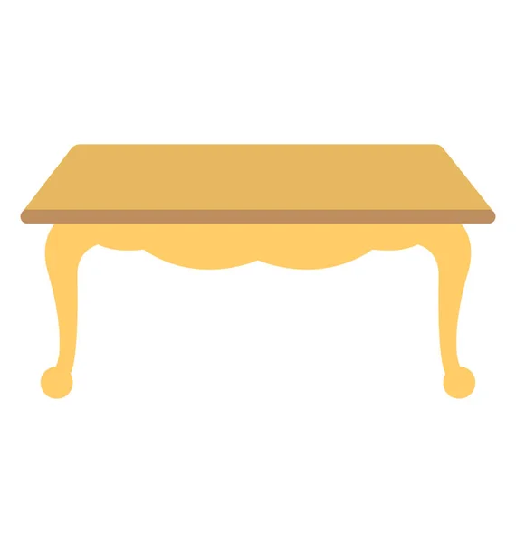 Table Vector Icon — Stock Vector