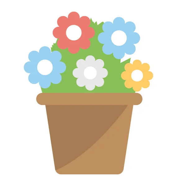 Ingemaakte Plant Vector Icon — Stockvector