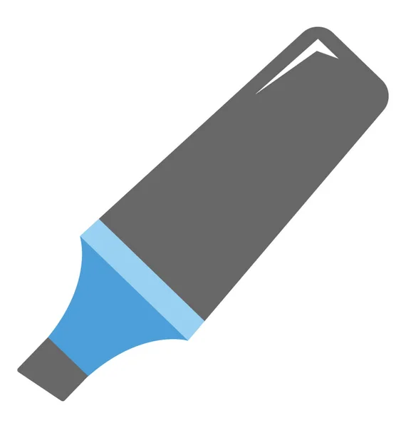 Ícone de vetor de caneta iluminador — Vetor de Stock