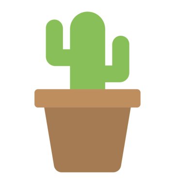  Kaktüs bitki vektör simgesi
