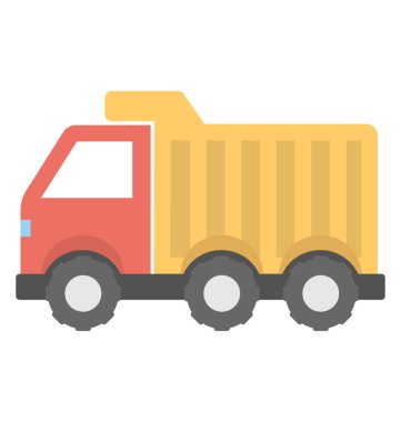  Kamyon vektör simgesini boşalt