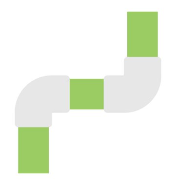  PVC borular vektör simgesi