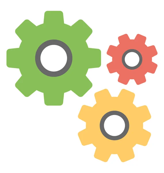 Gears Vector Icon — Stock Vector