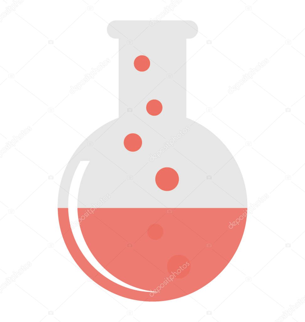 Conical Flask Vector Icon