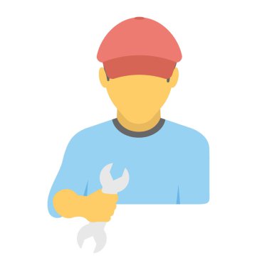  Teknisyen vektör simgesi