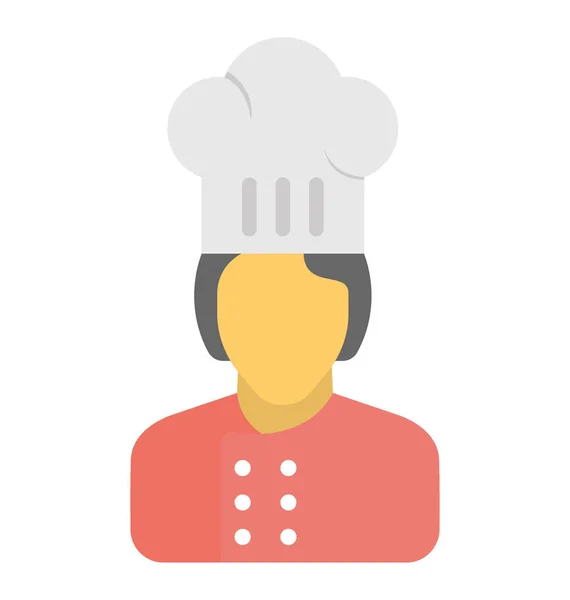 Chef vector icono — Vector de stock