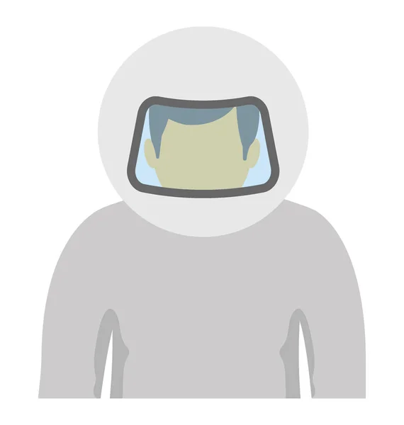 Spaceman Avatar Vector Icon — Stock Vector