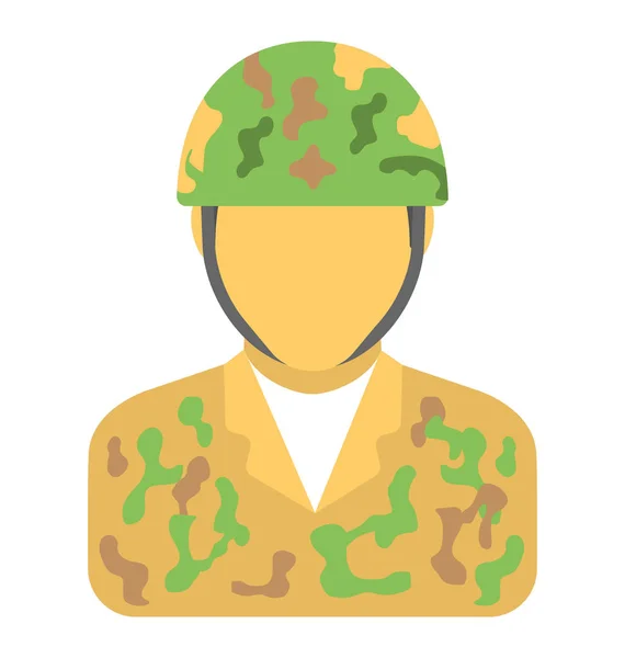 Військової солдатів векторної Icon — стоковий вектор