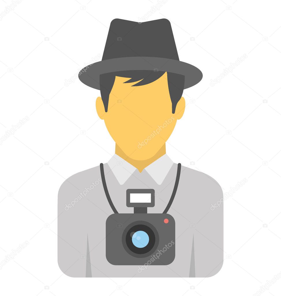  Photographer Vector Icon