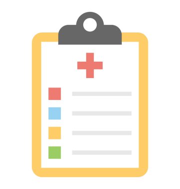  Reçete Vektör Simgesi