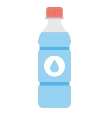  su şişesi vektör simgesi