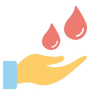  Kan verici gemi vektör simgesi