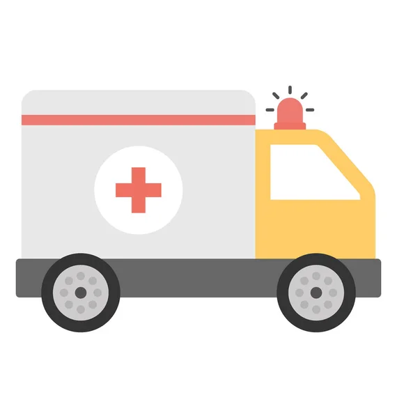 Icono de vector de ambulancia — Vector de stock