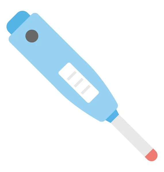 Klinisches digitales Thermometervektorsymbol — Stockvektor