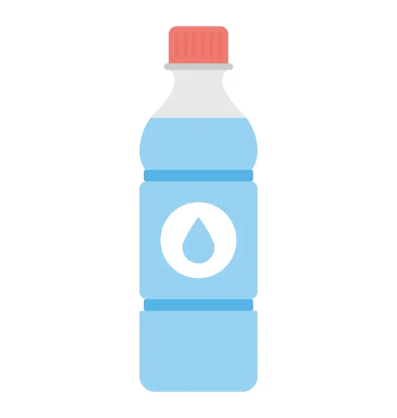 Water Bottle Vector Icon — Stock Vector