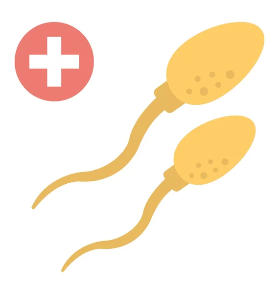 Sperms векторної Icon — стоковий вектор